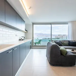 דירה Seaside Haven-city Center Amazing Pool And Sea View, אילת
